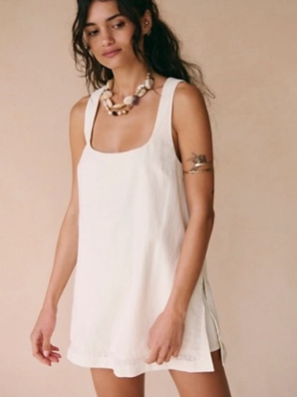 NWT Free People Summer Smiles Romper in Nilla Cream XL